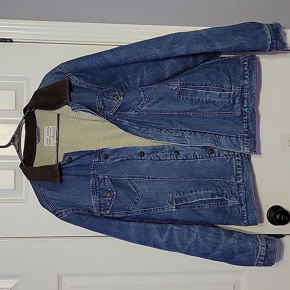 Cody James Blue Denim Jacket Sixe M